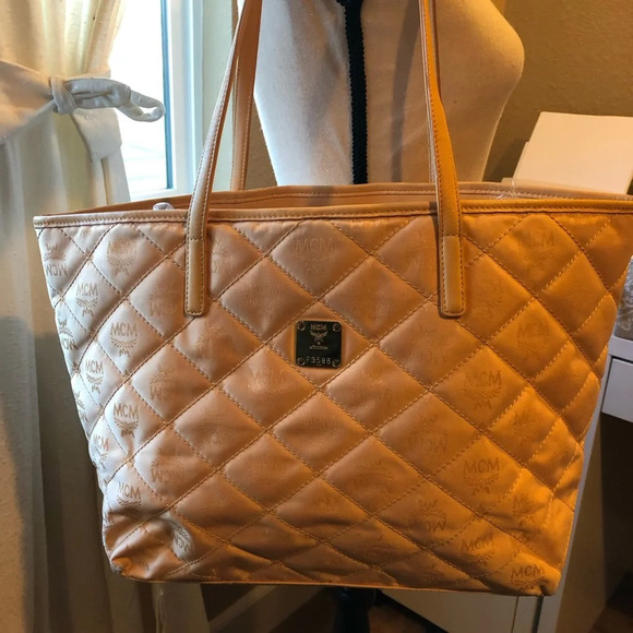 MCM Quilted Tote - Picture 12 of 13